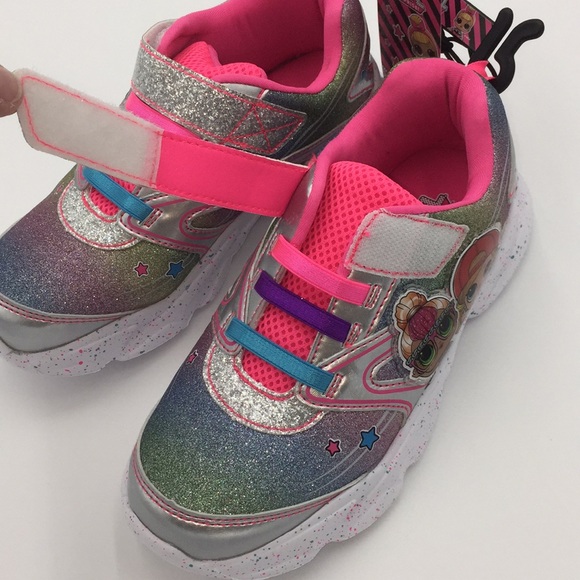 L.O.L. Surprise Girls Athletic Running Shoes Size 2 - Picture 16 of 16